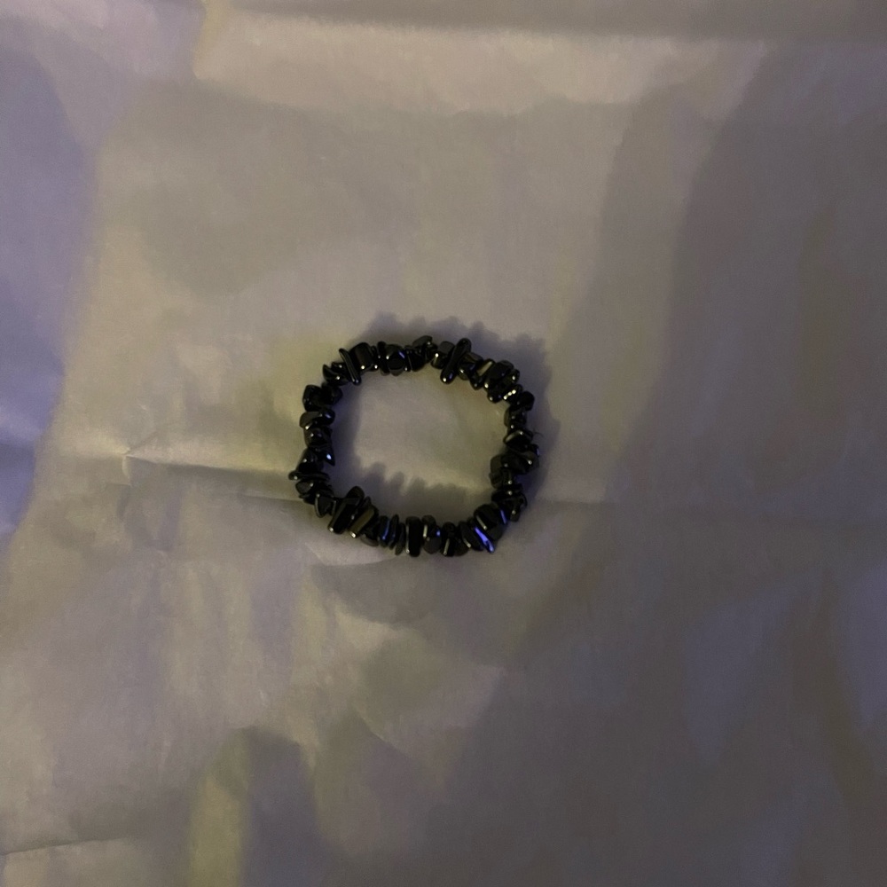 Lovely black stone bracelet